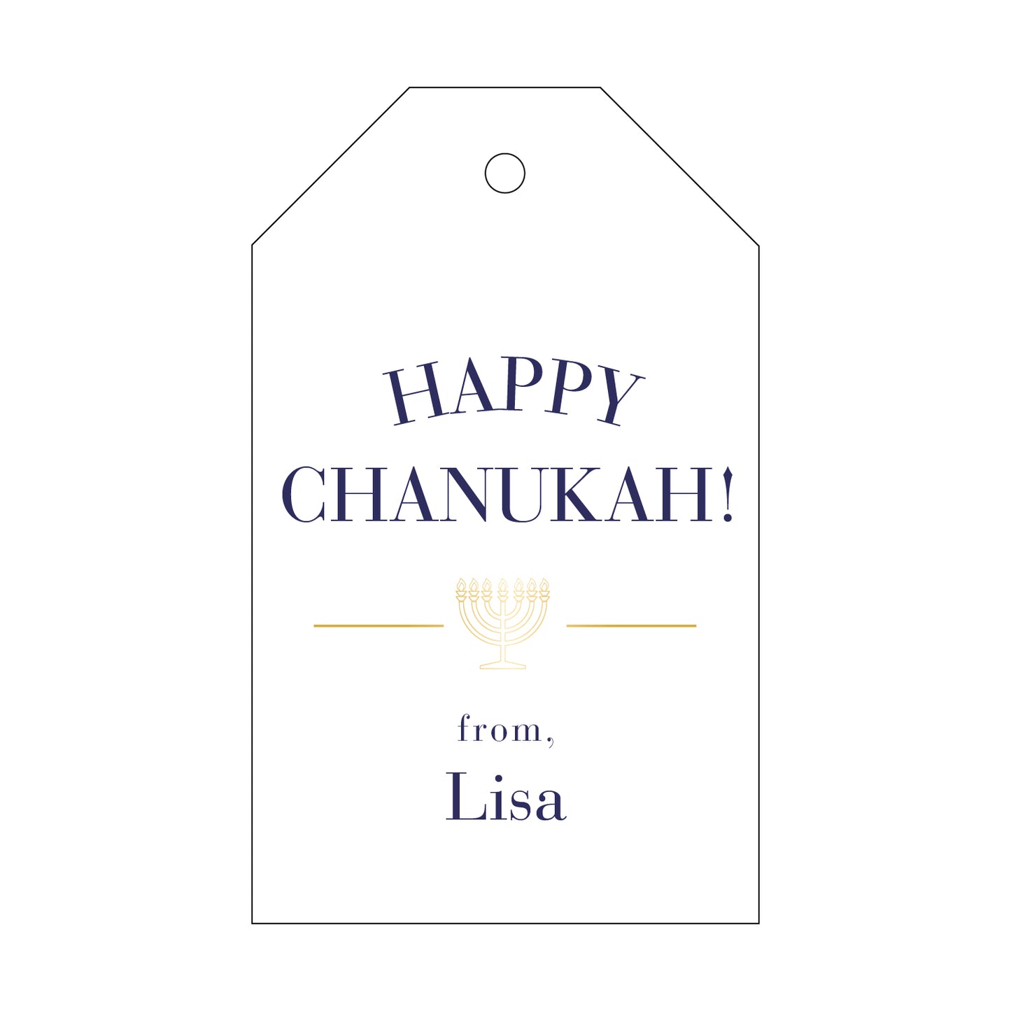 Personalized Gift Tag - T120