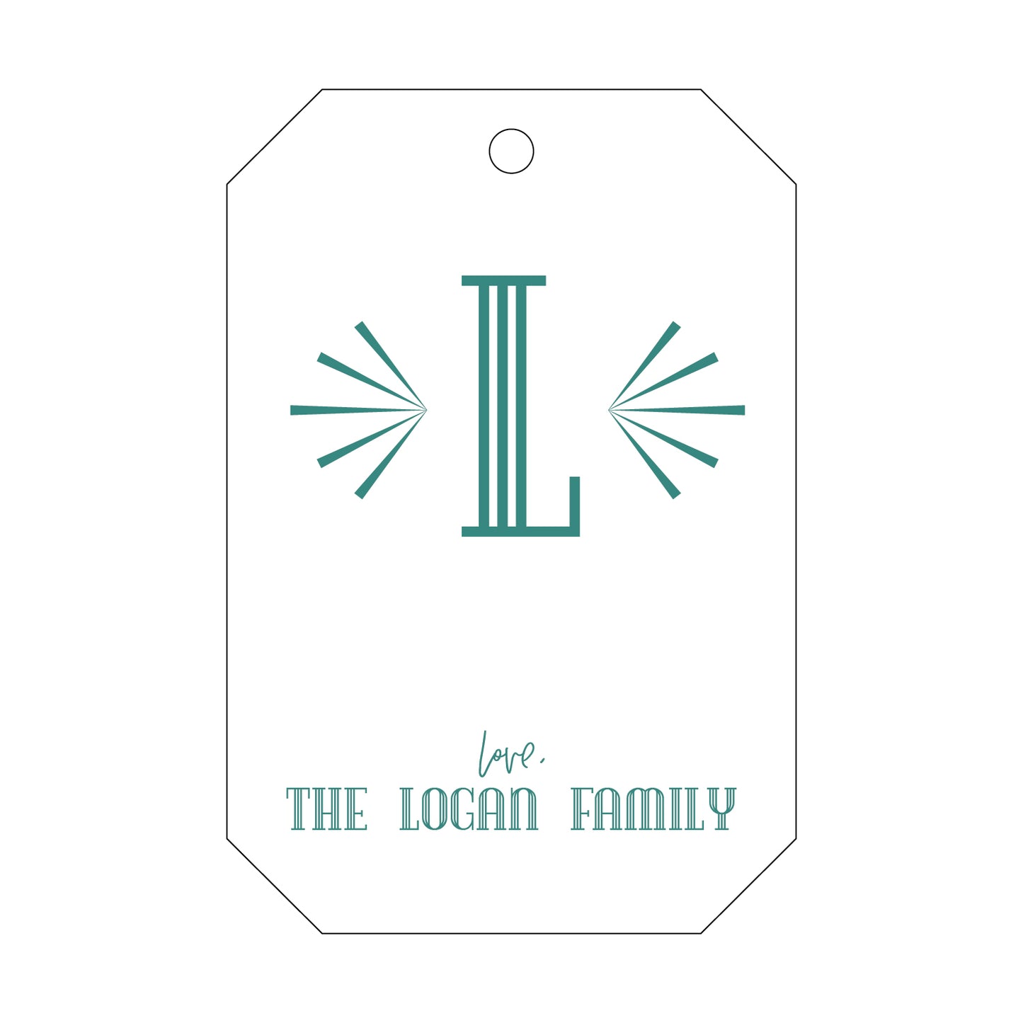 Personalized Gift Tag - T121