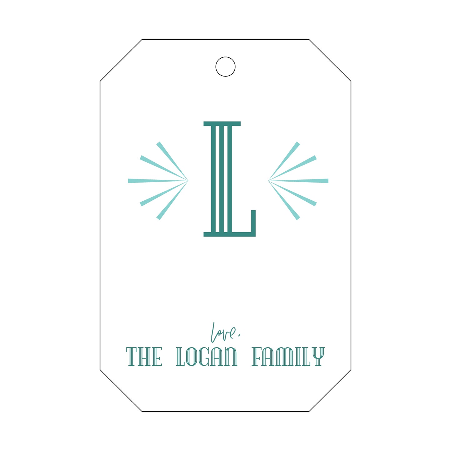 Personalized Gift Tag - T121