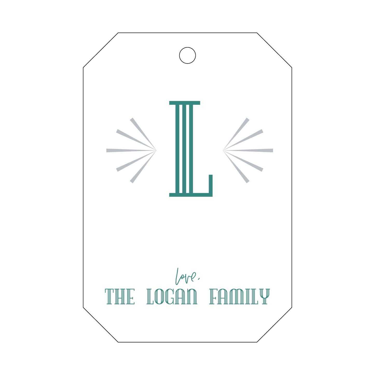 Personalized Gift Tag - T121