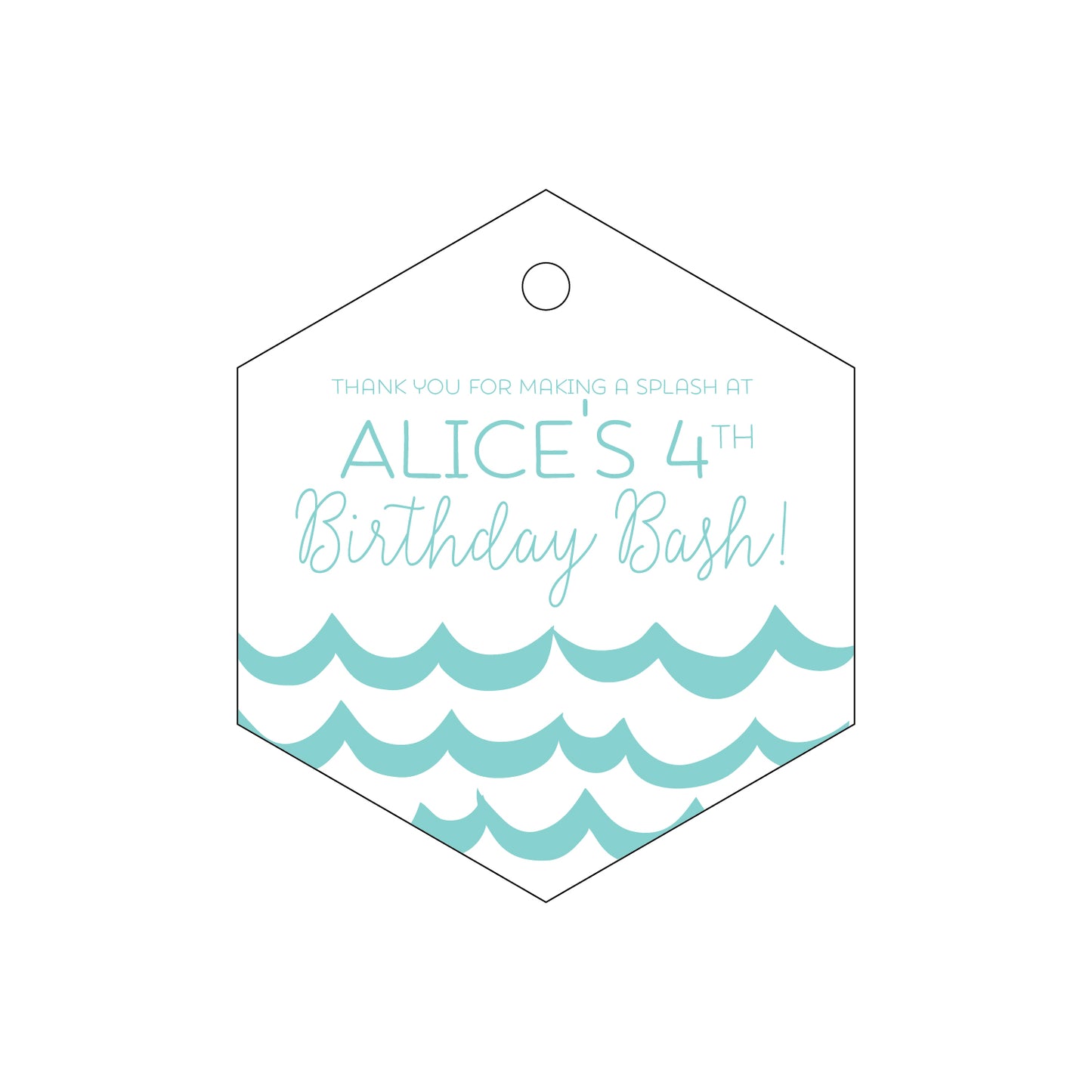 Personalized Gift Tag - T122