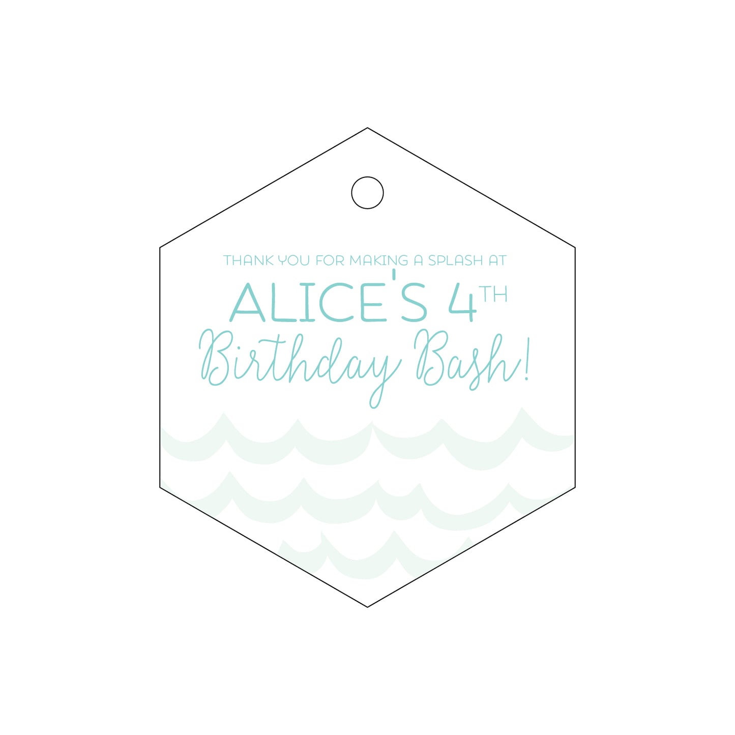Personalized Gift Tag - T122