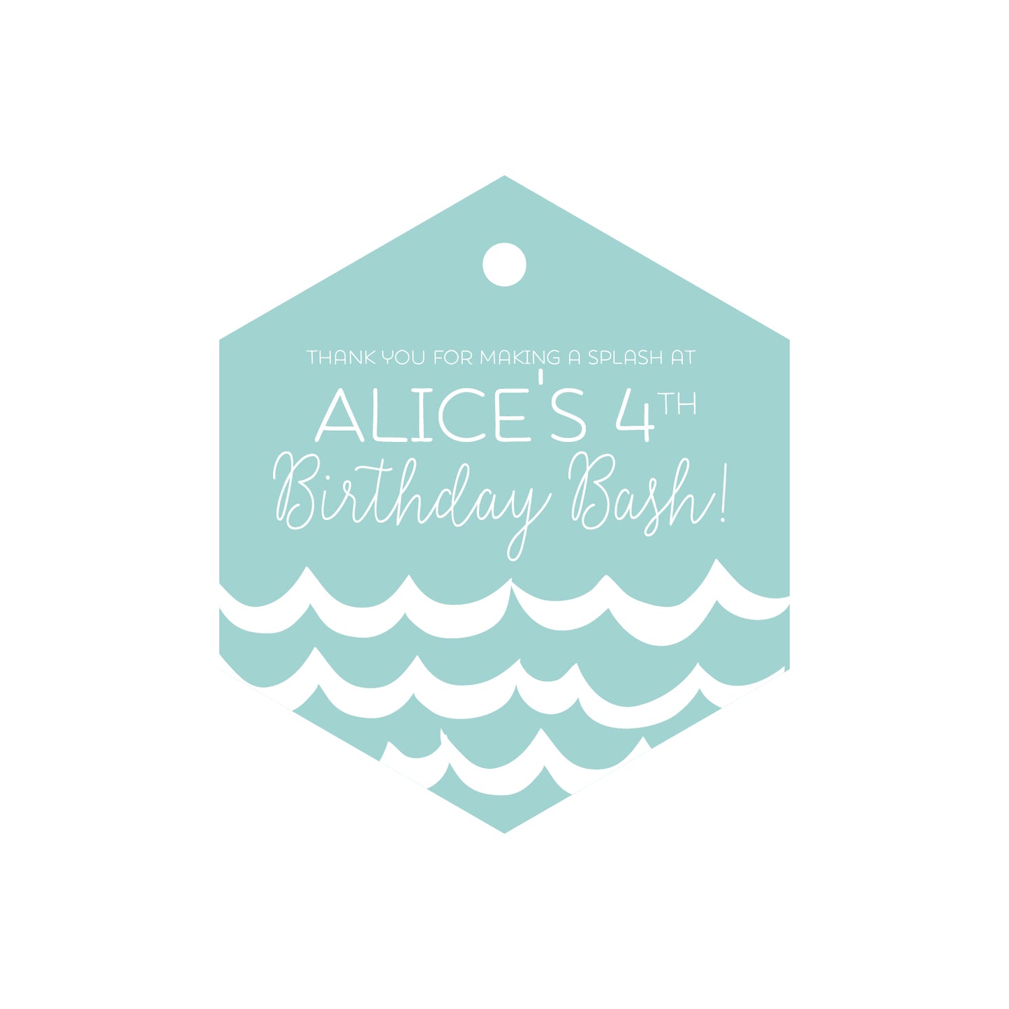 Personalized Gift Tag - T122