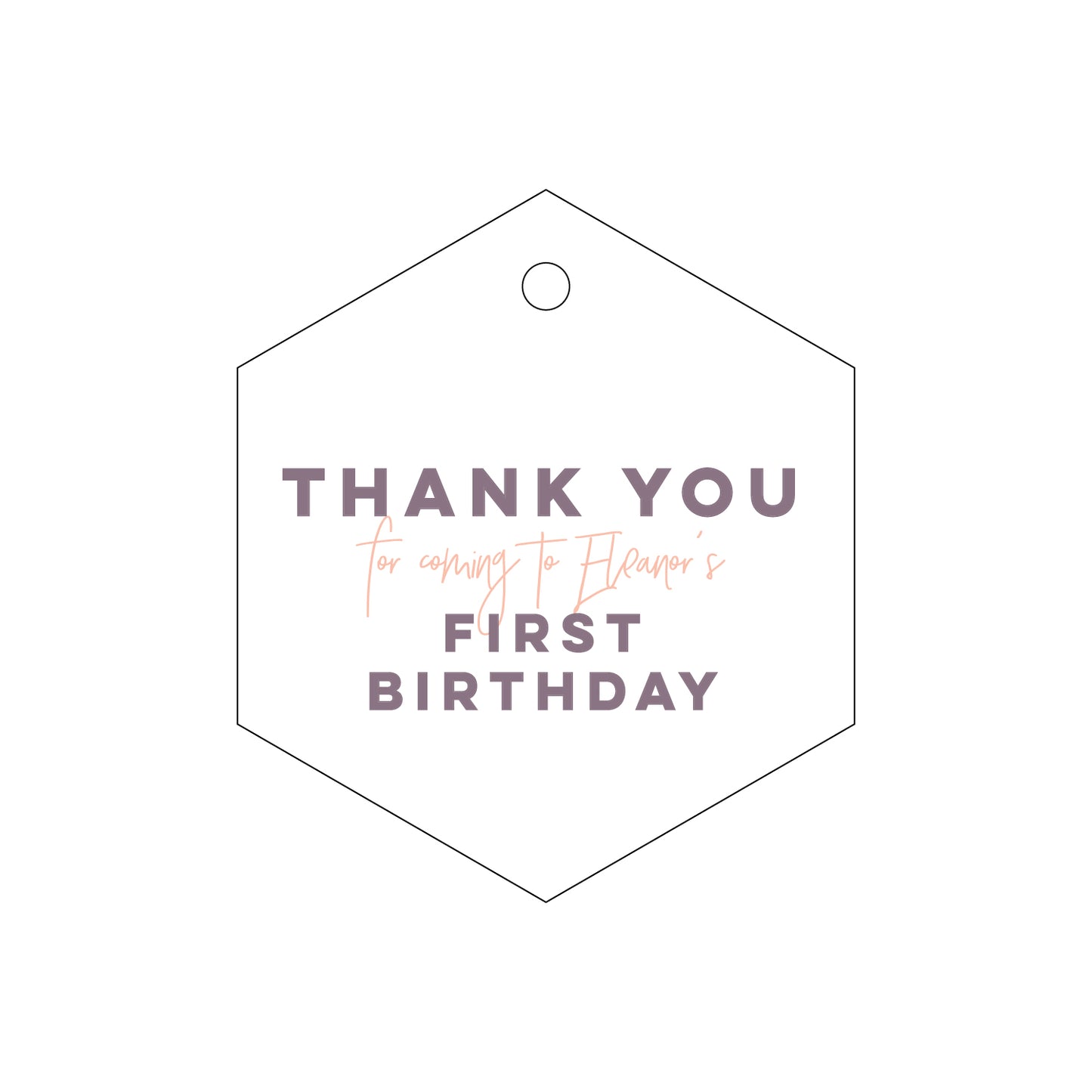 Personalized Gift Tag - T123