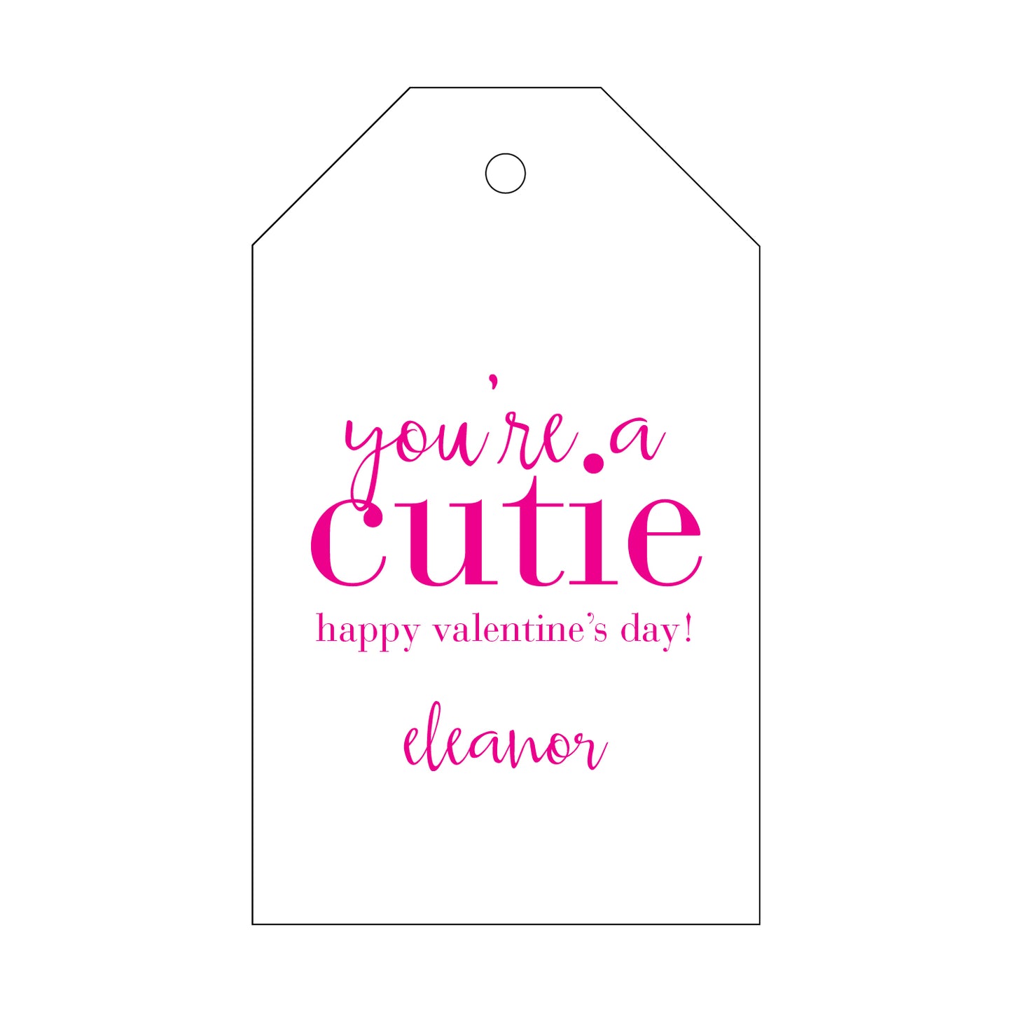 Personalized Gift Tag - T129