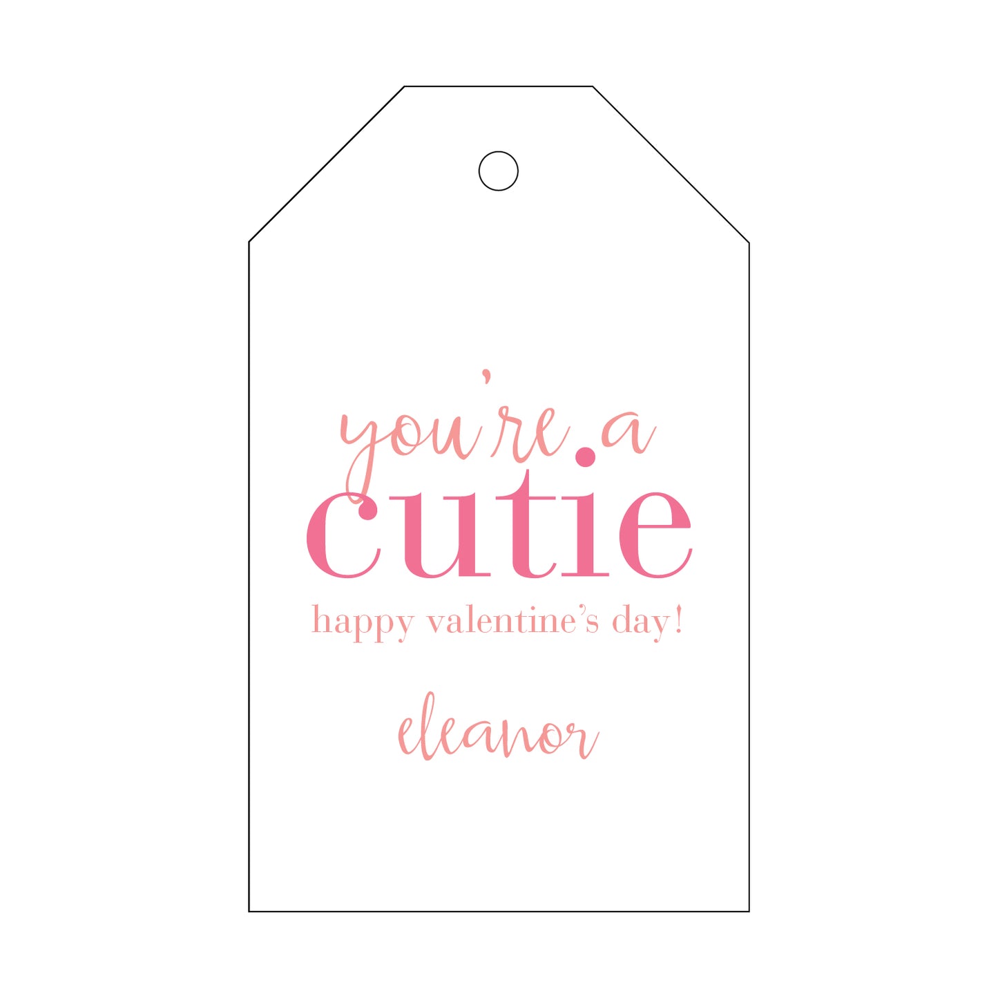 Personalized Gift Tag - T129