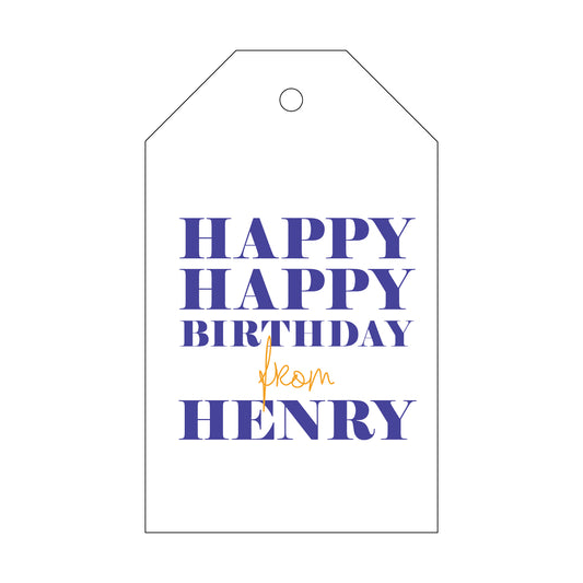 Personalized Gift Tag - T12