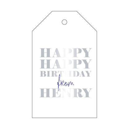 Personalized Gift Tag - T12