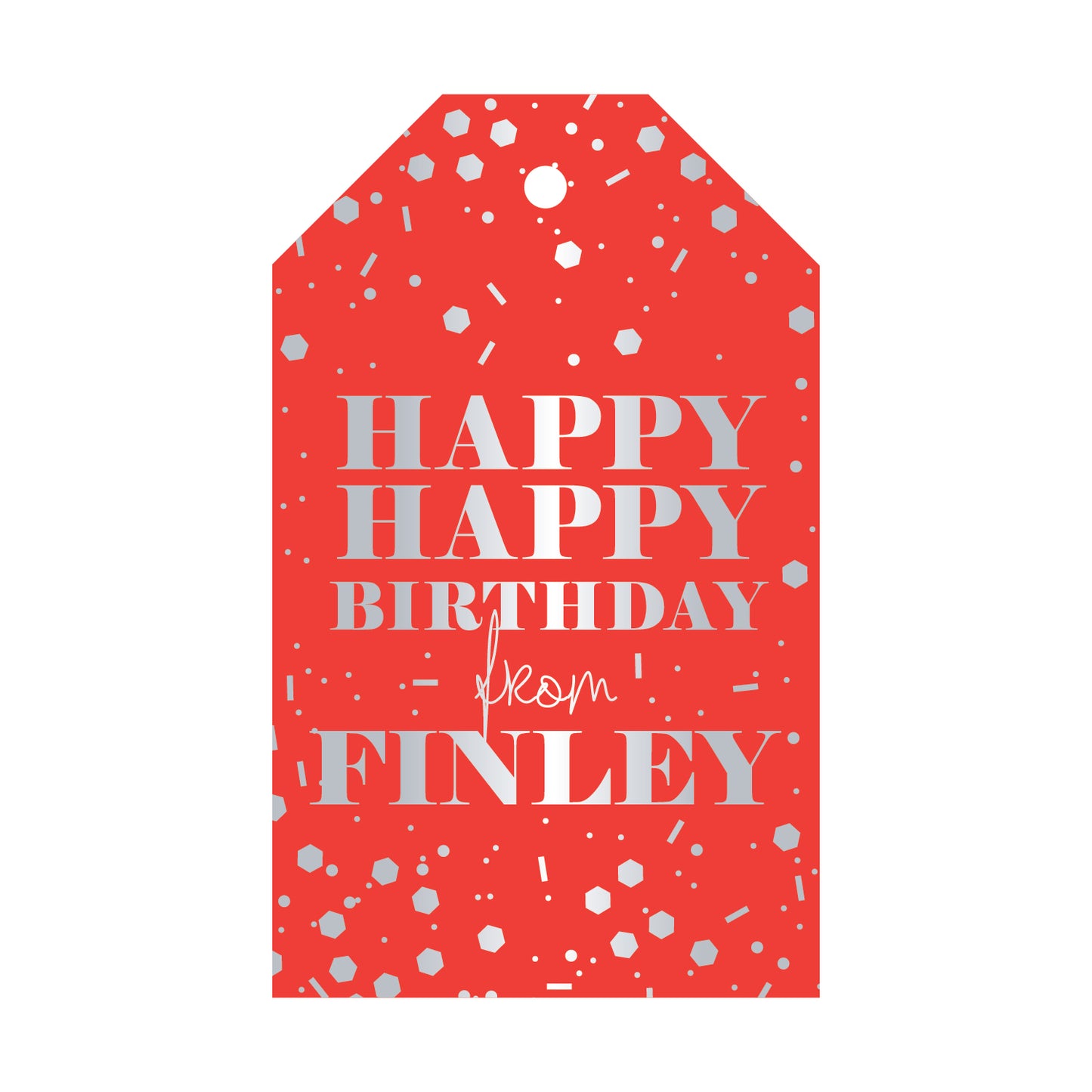 Personalized Gift Tag - T137