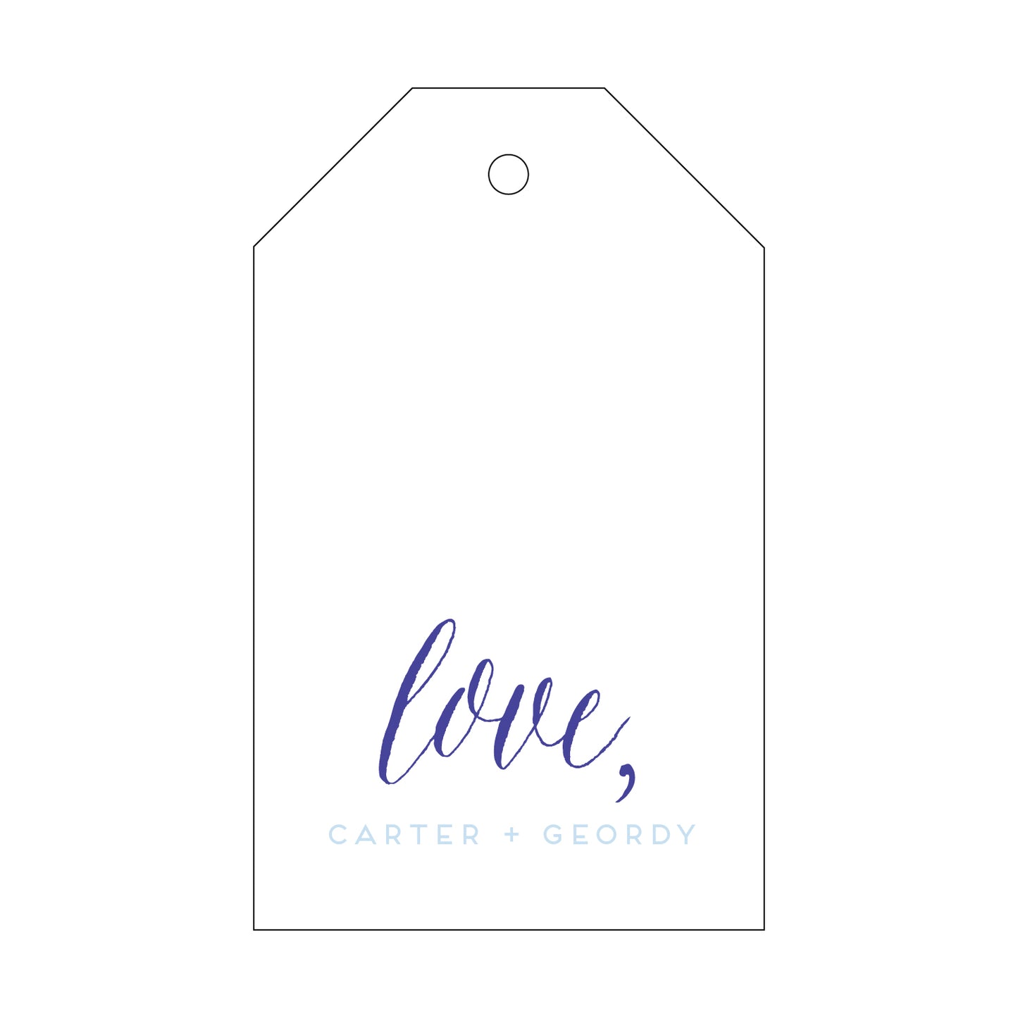 Personalized Gift Tag - T138