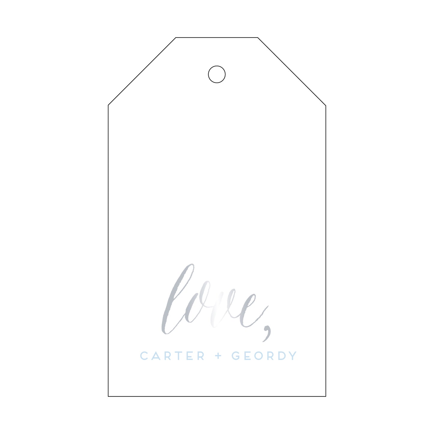 Personalized Gift Tag - T138