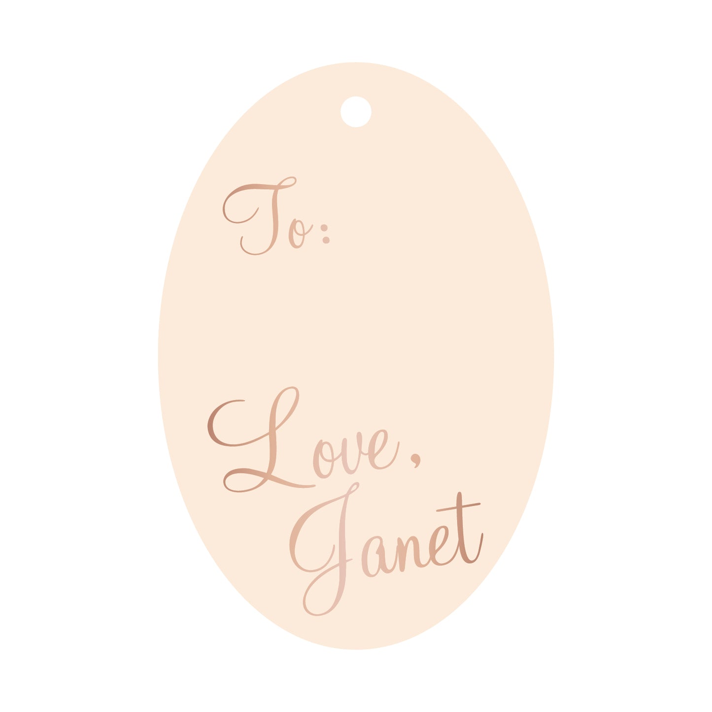 Personalized Gift Tag - T139