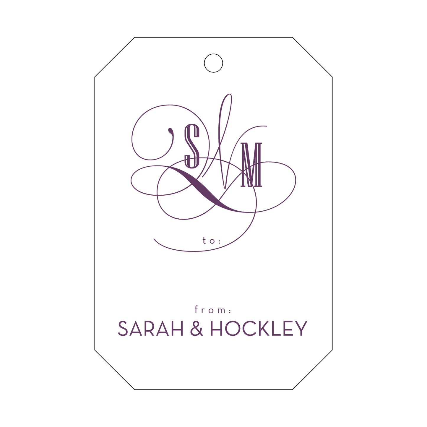 Personalized Gift Tag - T14
