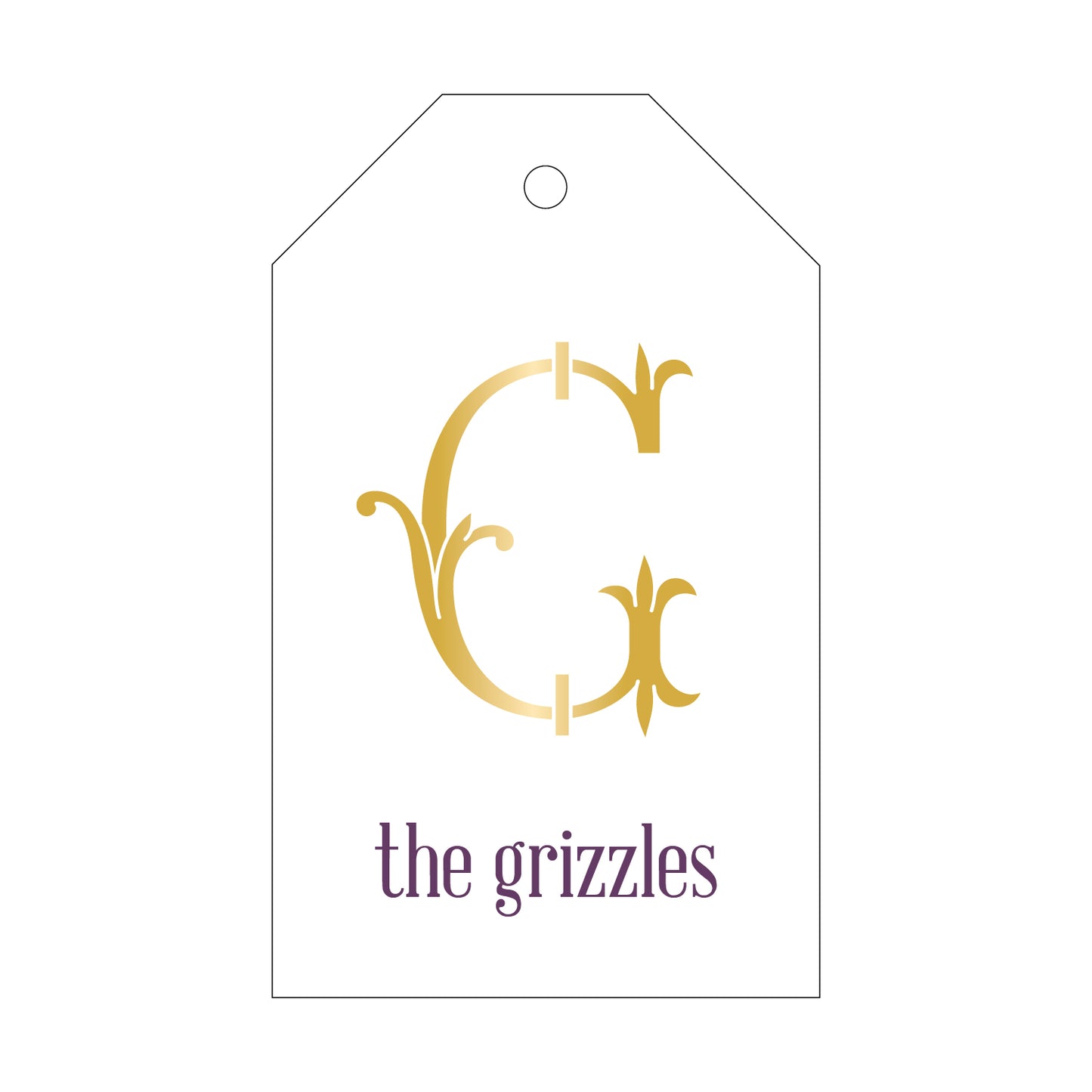 Personalized Gift Tag - T140