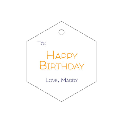 Personalized Gift Tag - T145