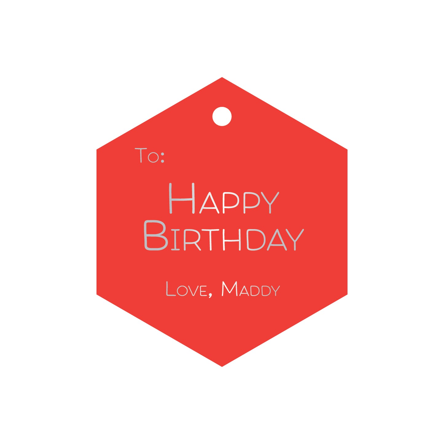 Personalized Gift Tag - T145