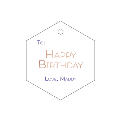 Personalized Gift Tag - T145