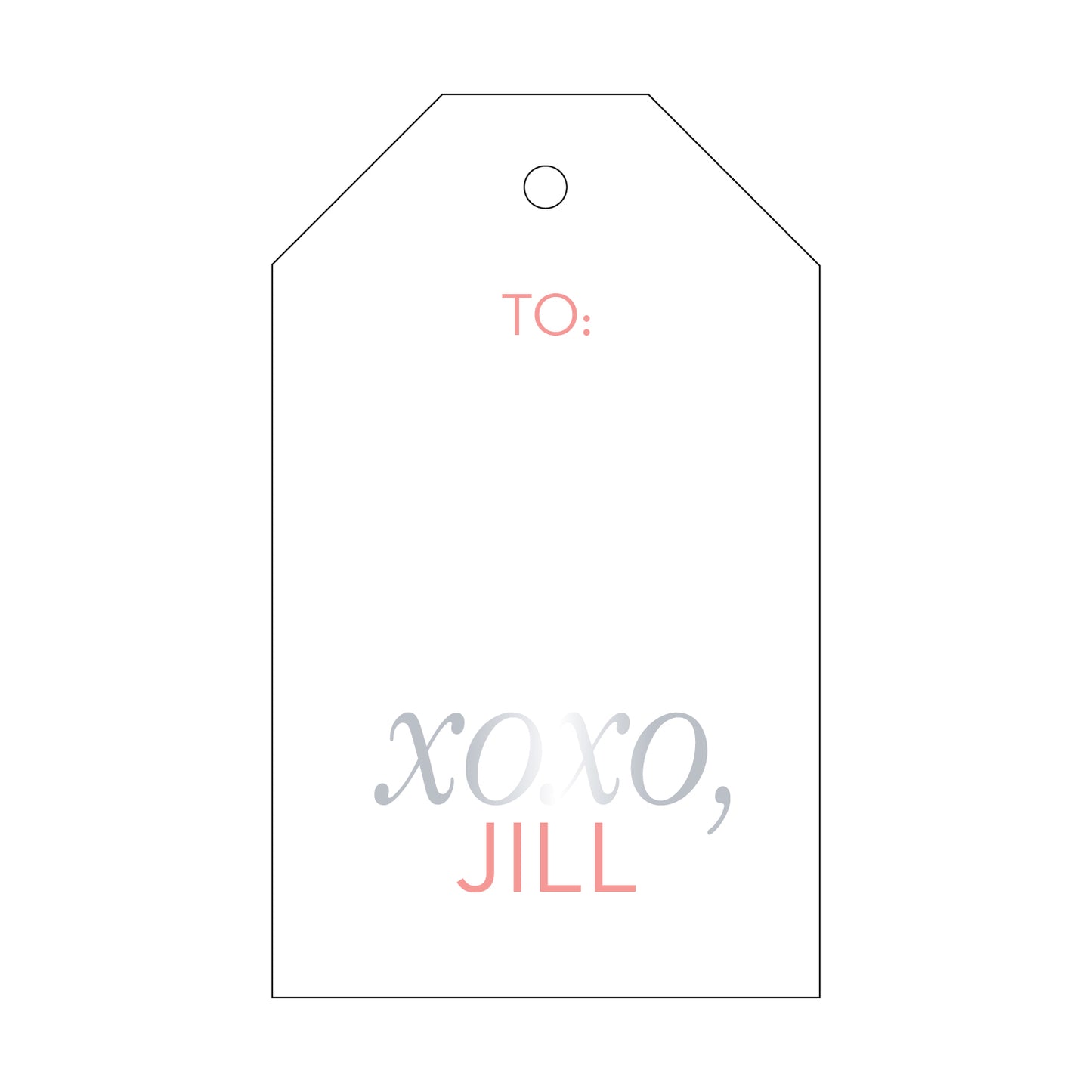 Personalized Gift Tag - T146