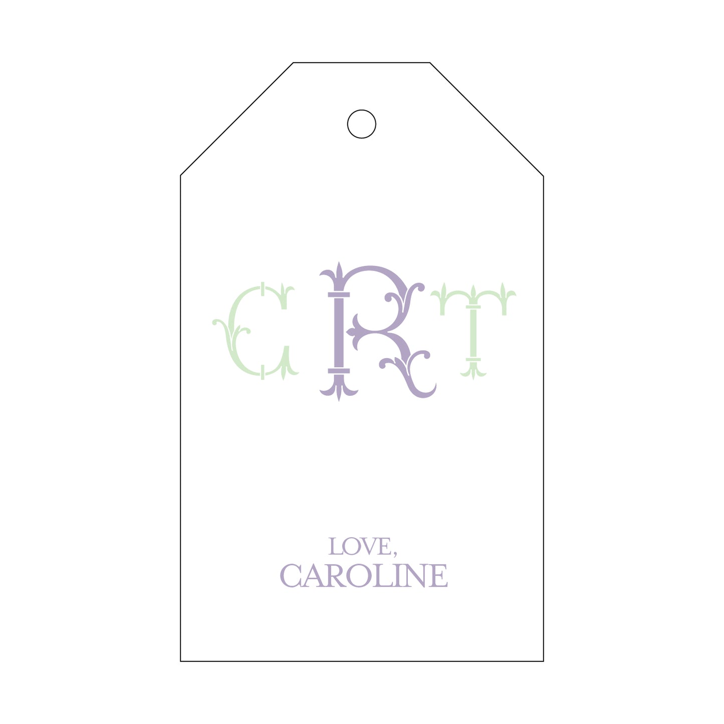 Personalized Gift Tag - T147
