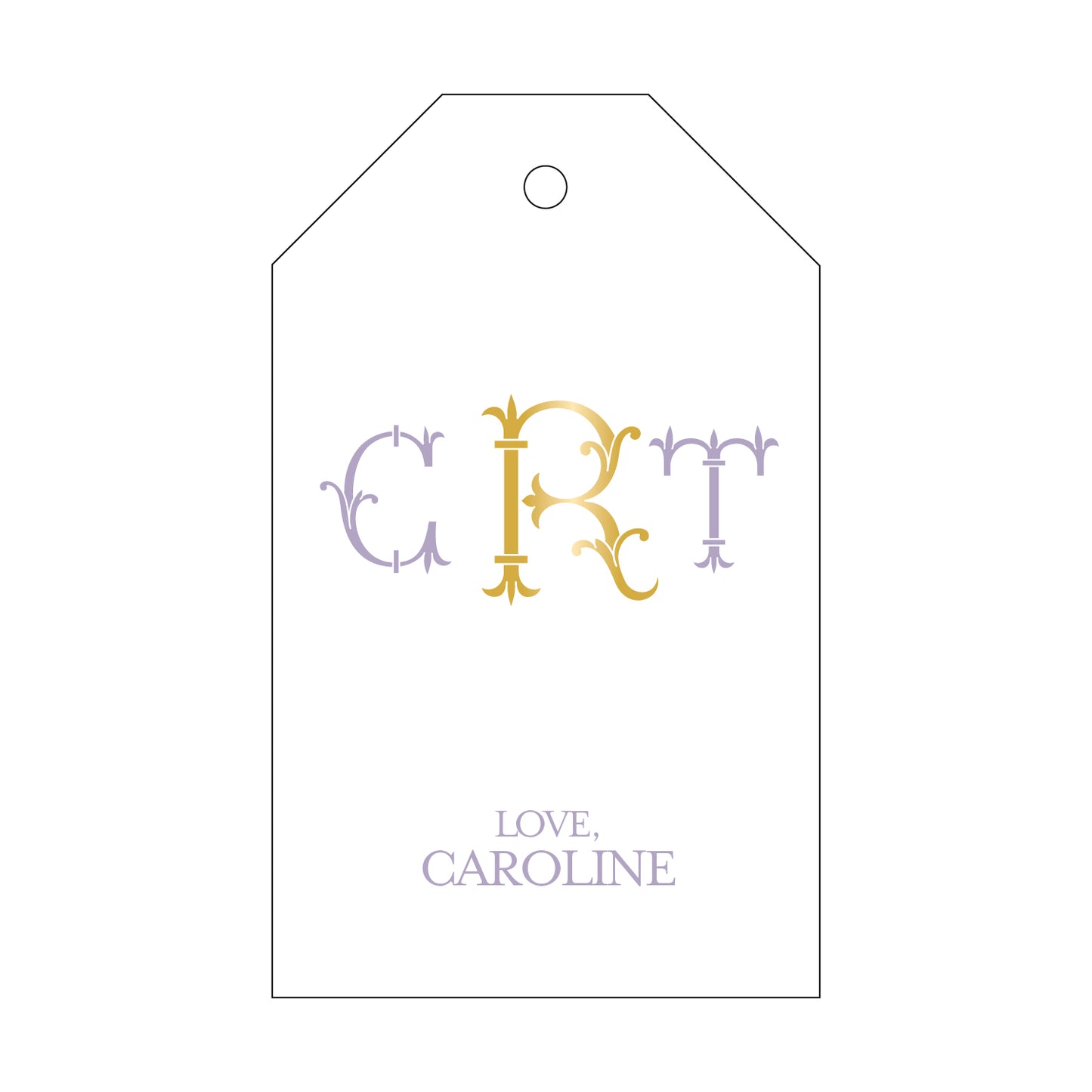 Personalized Gift Tag - T147