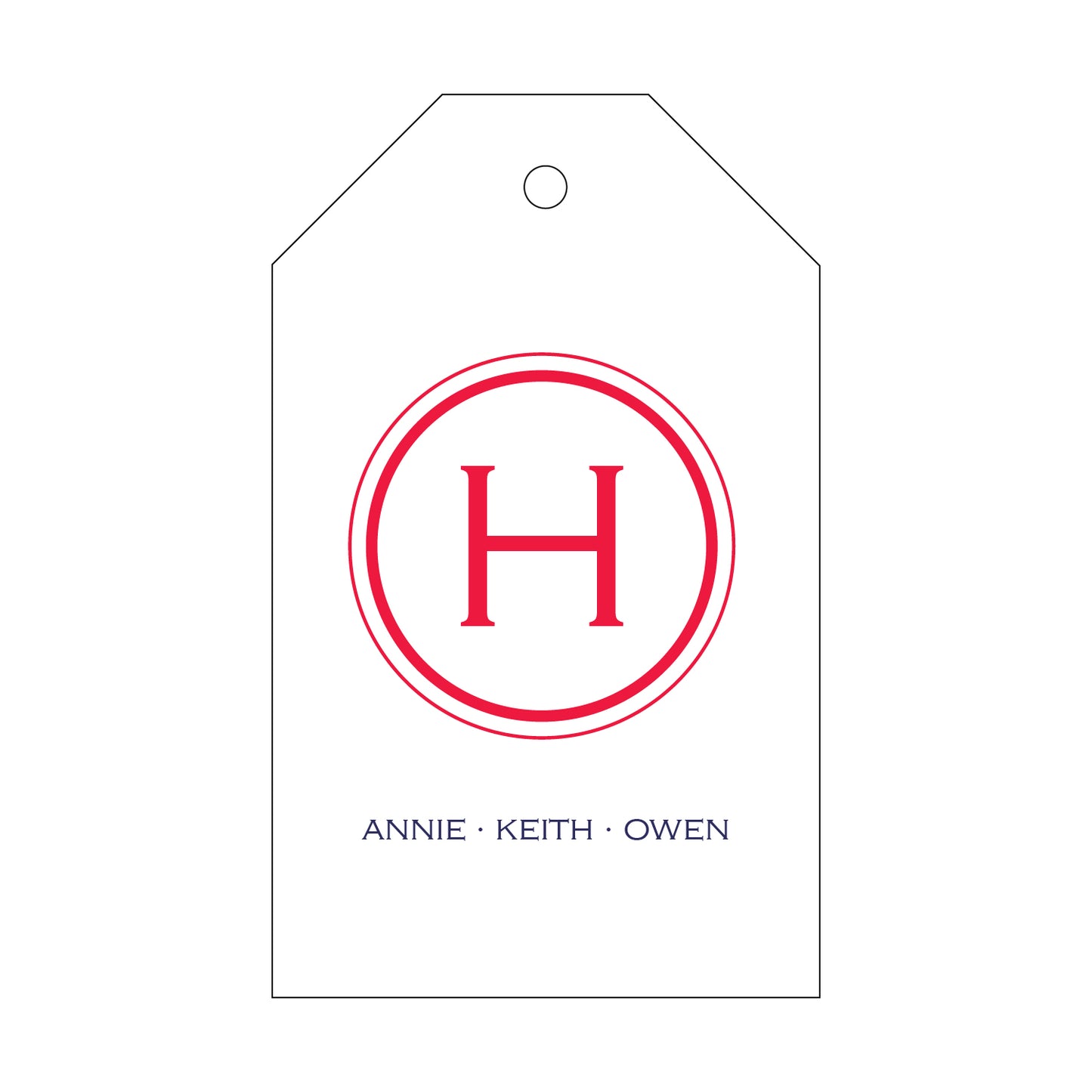 Personalized Gift Tag - T148