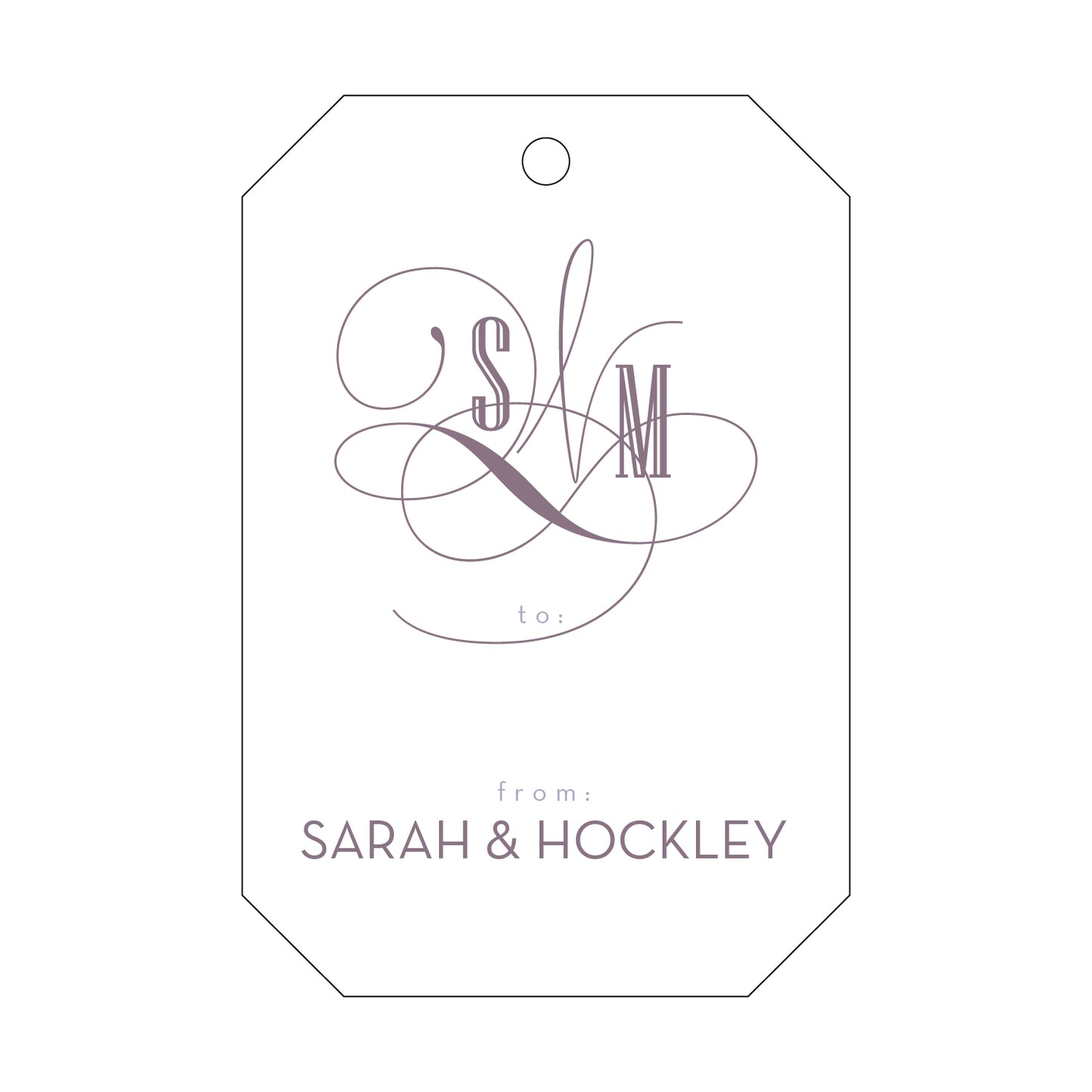 Personalized Gift Tag - T14