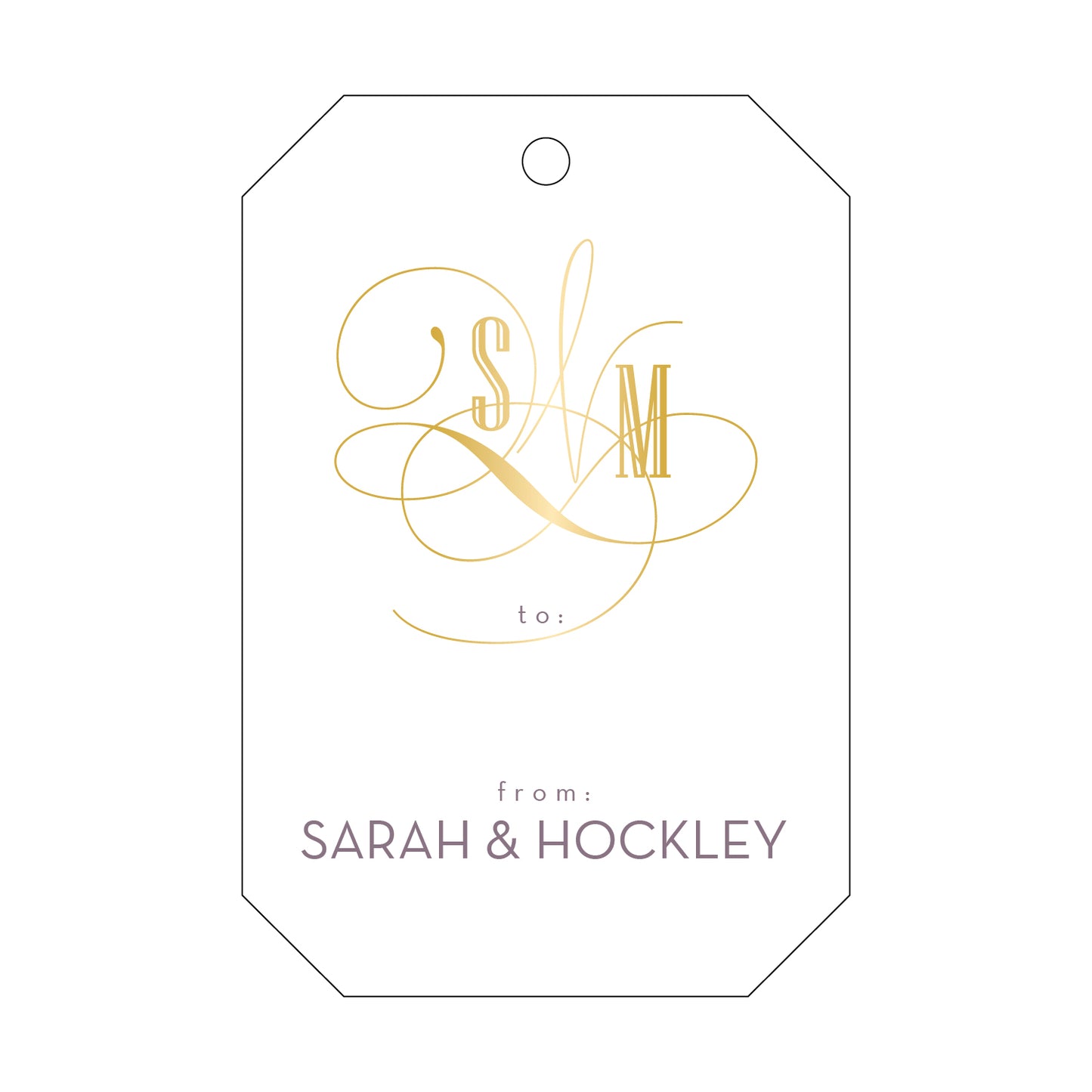 Personalized Gift Tag - T14