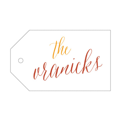 Personalized Gift Tag - T150