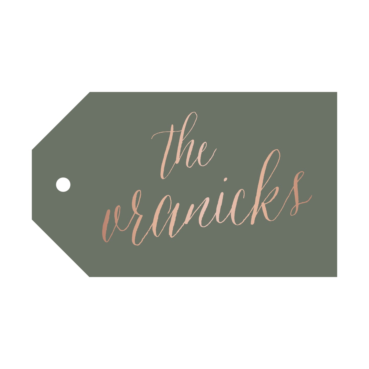 Personalized Gift Tag - T150