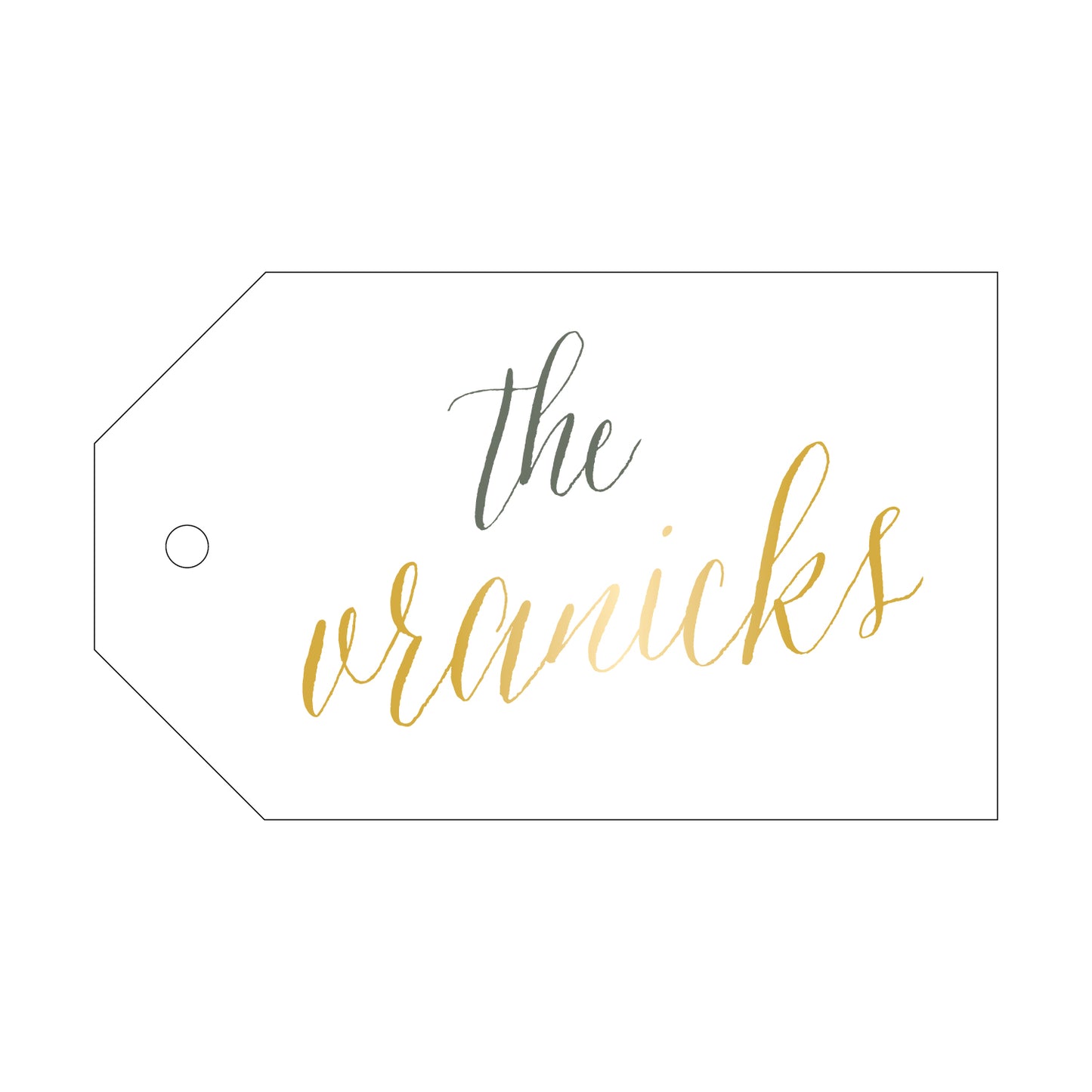 Personalized Gift Tag - T150