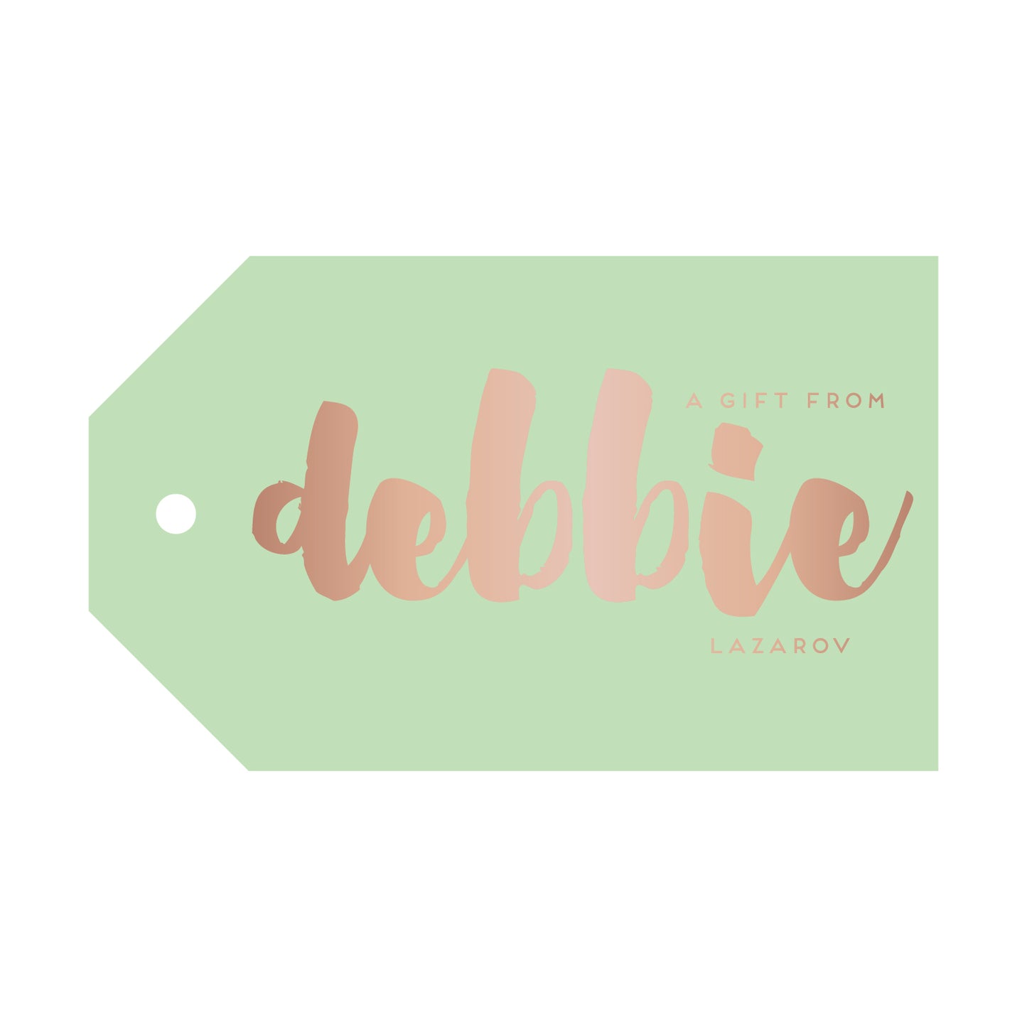 Personalized Gift Tag - T153