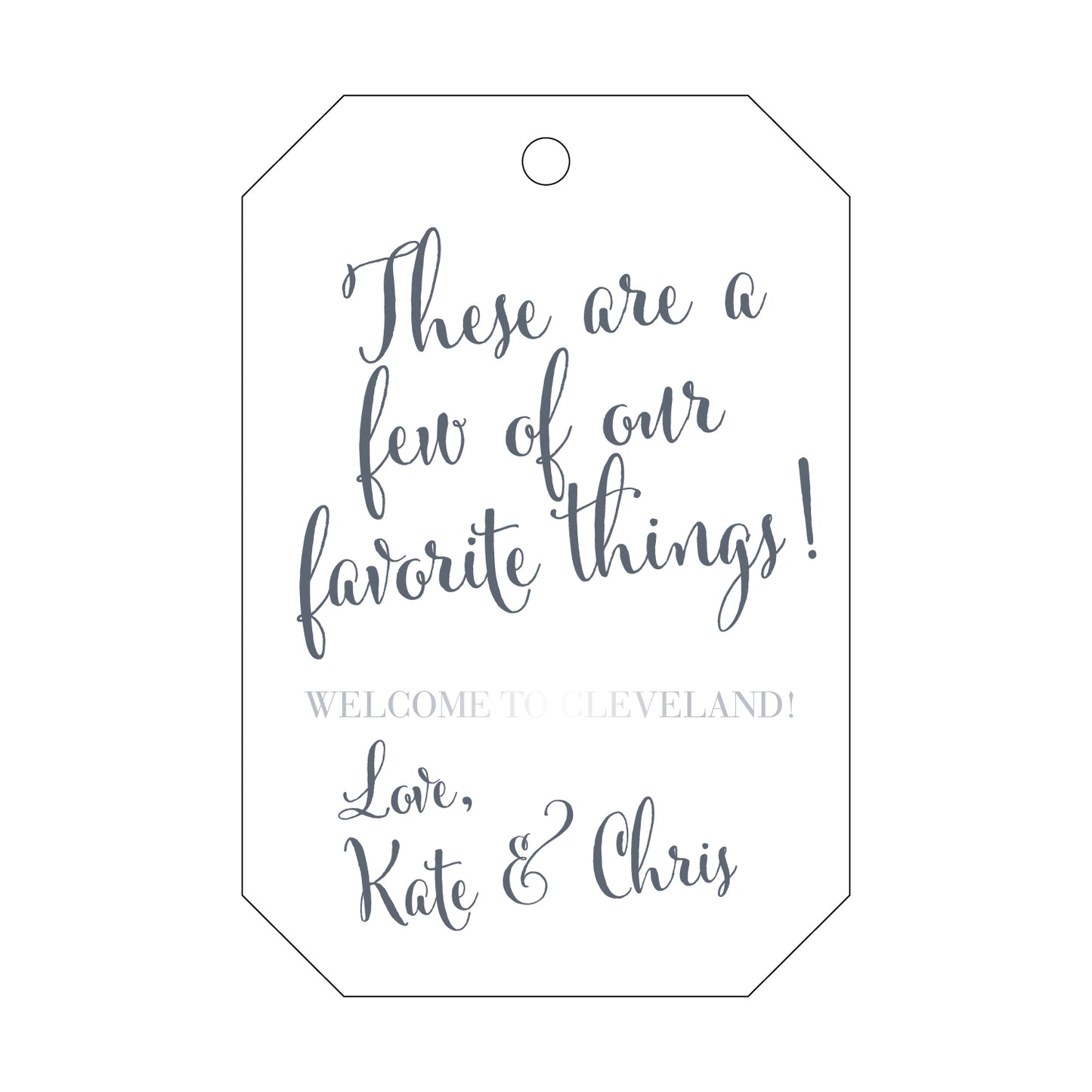 Personalized Gift Tag - T154