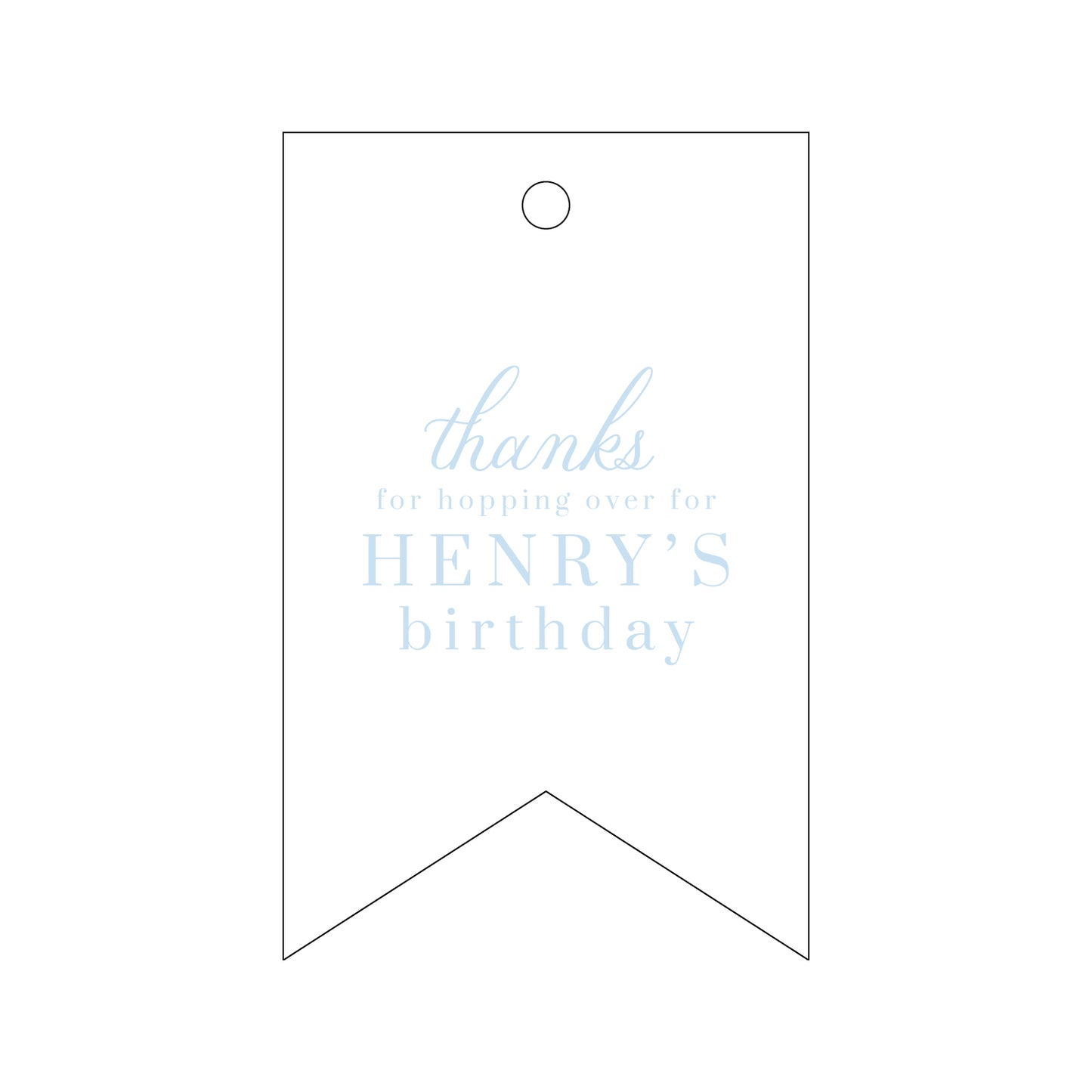 Personalized Gift Tag - T156