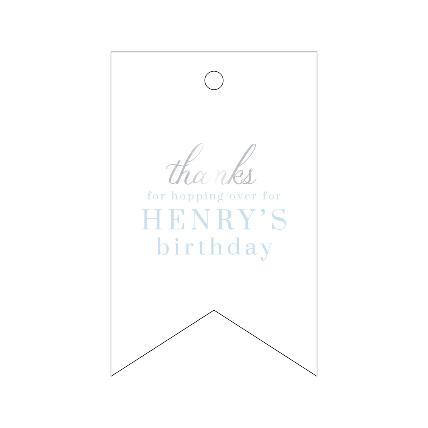 Personalized Gift Tag - T156