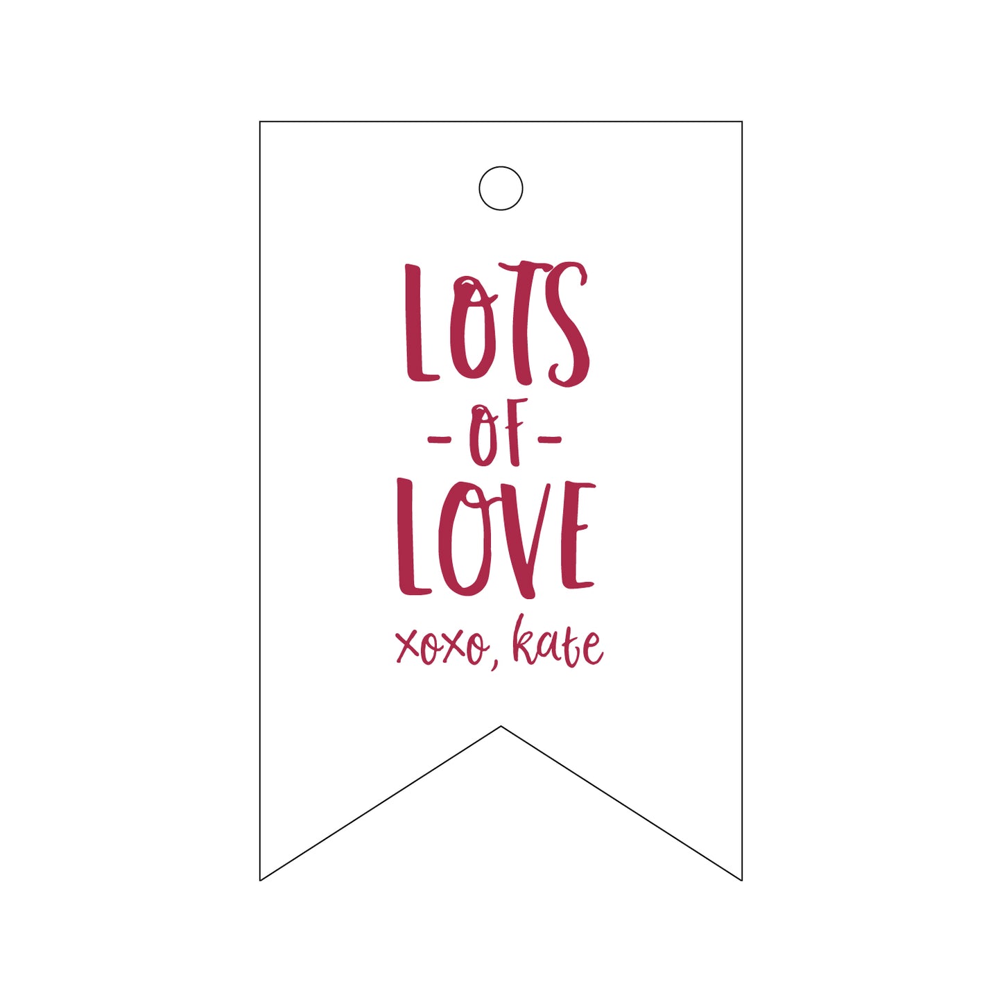 Personalized Gift Tag - T157