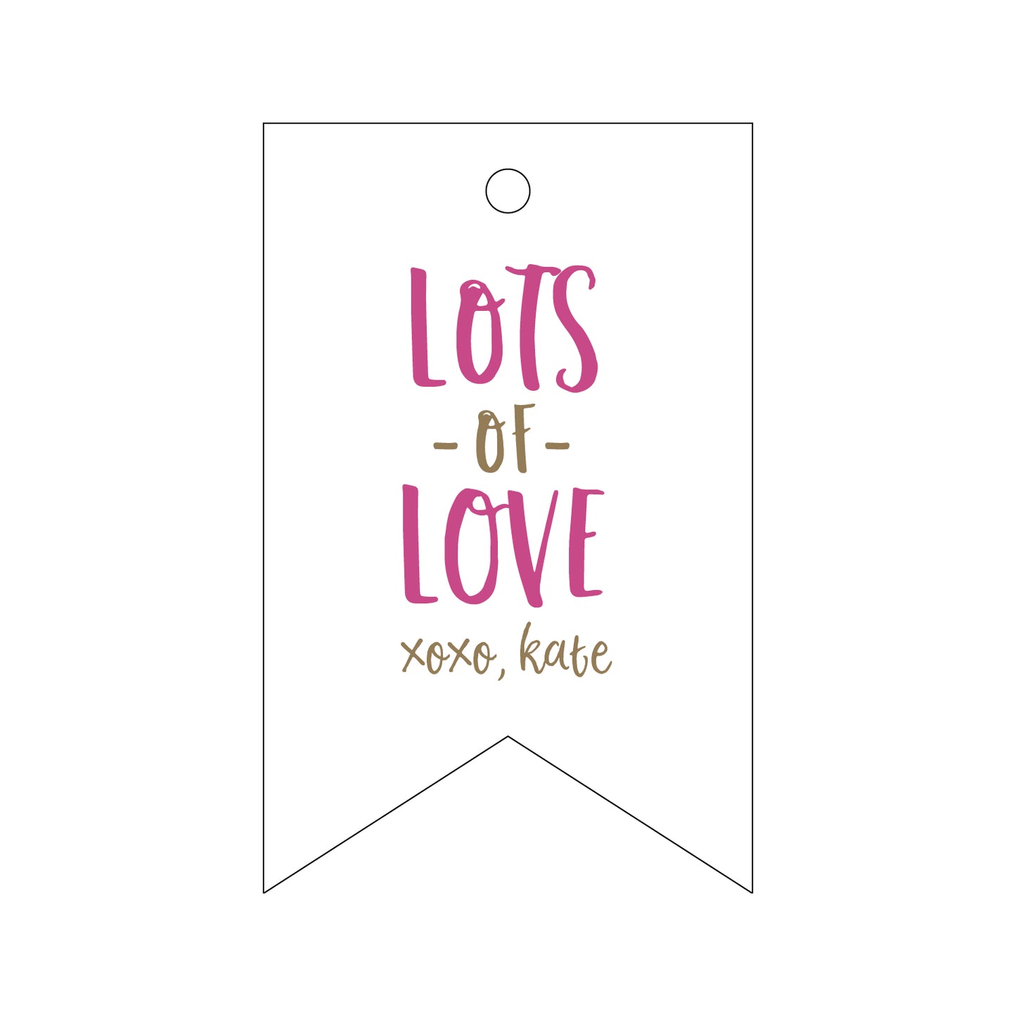 Personalized Gift Tag - T157