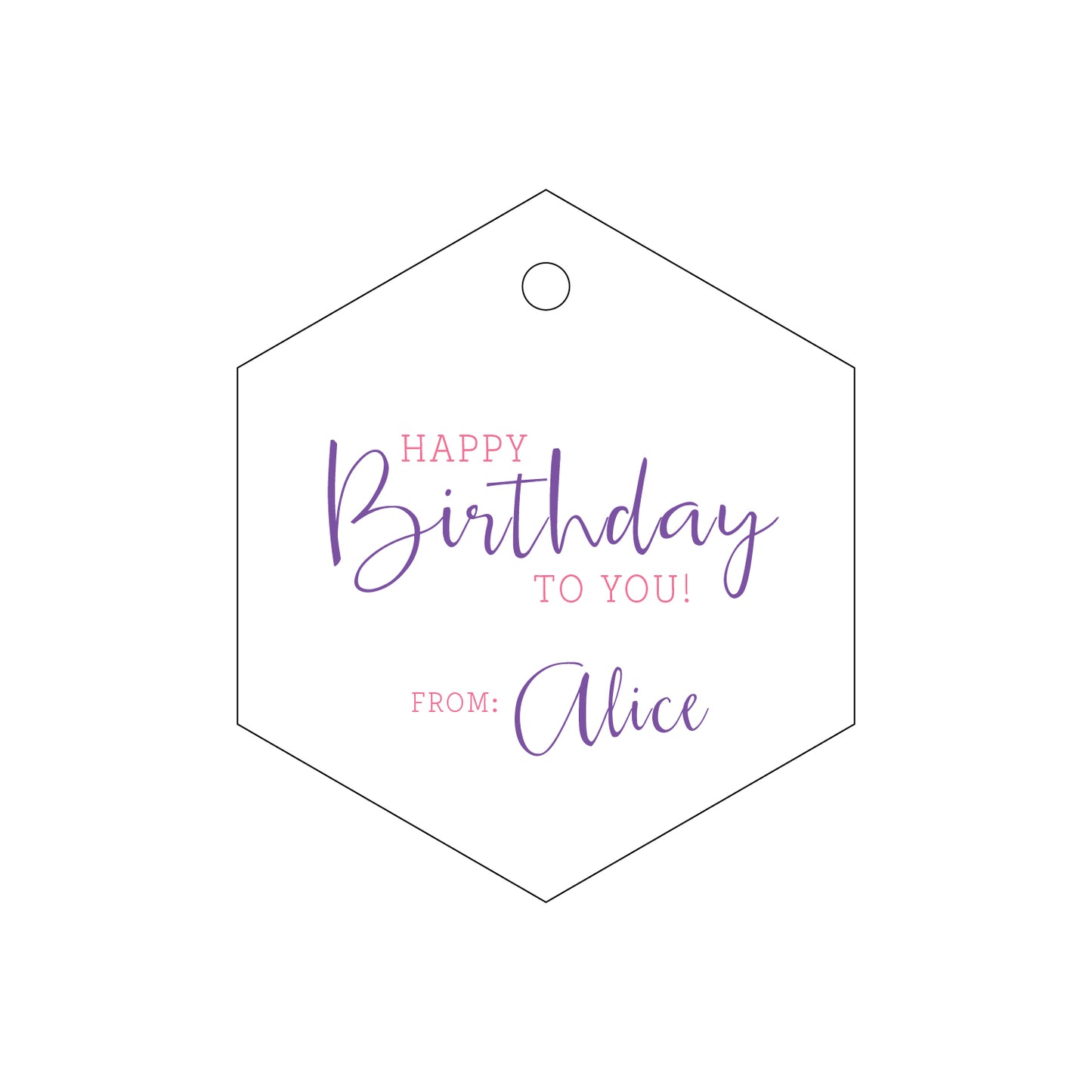 Personalized Gift Tag - T158