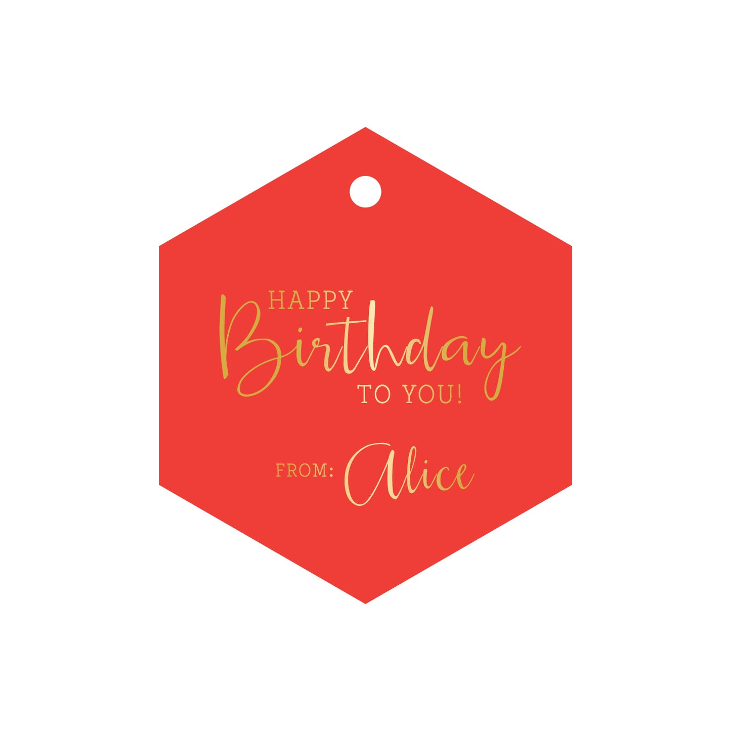 Personalized Gift Tag - T158