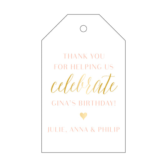 Personalized Gift Tag - T15