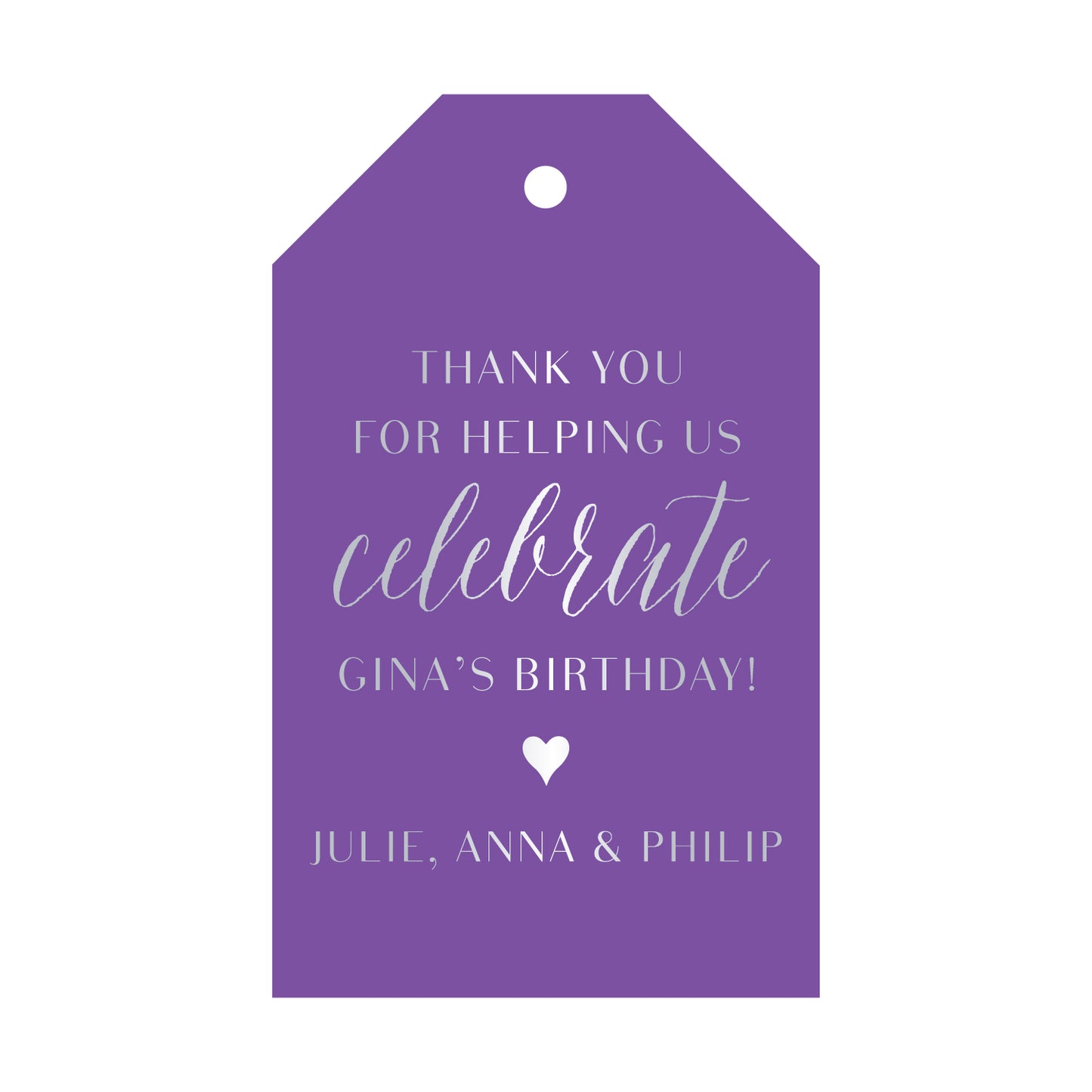 Personalized Gift Tag - T15