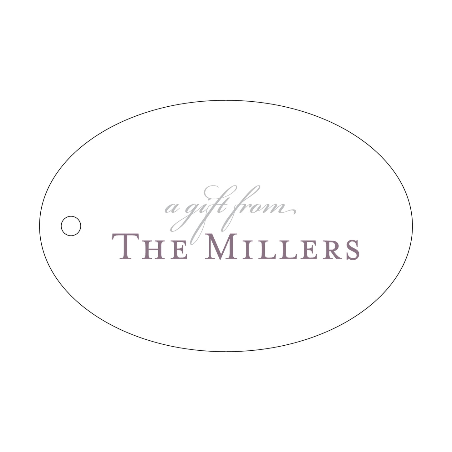 Personalized Gift Tag - T161