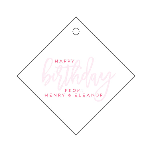 Personalized Gift Tag - T162