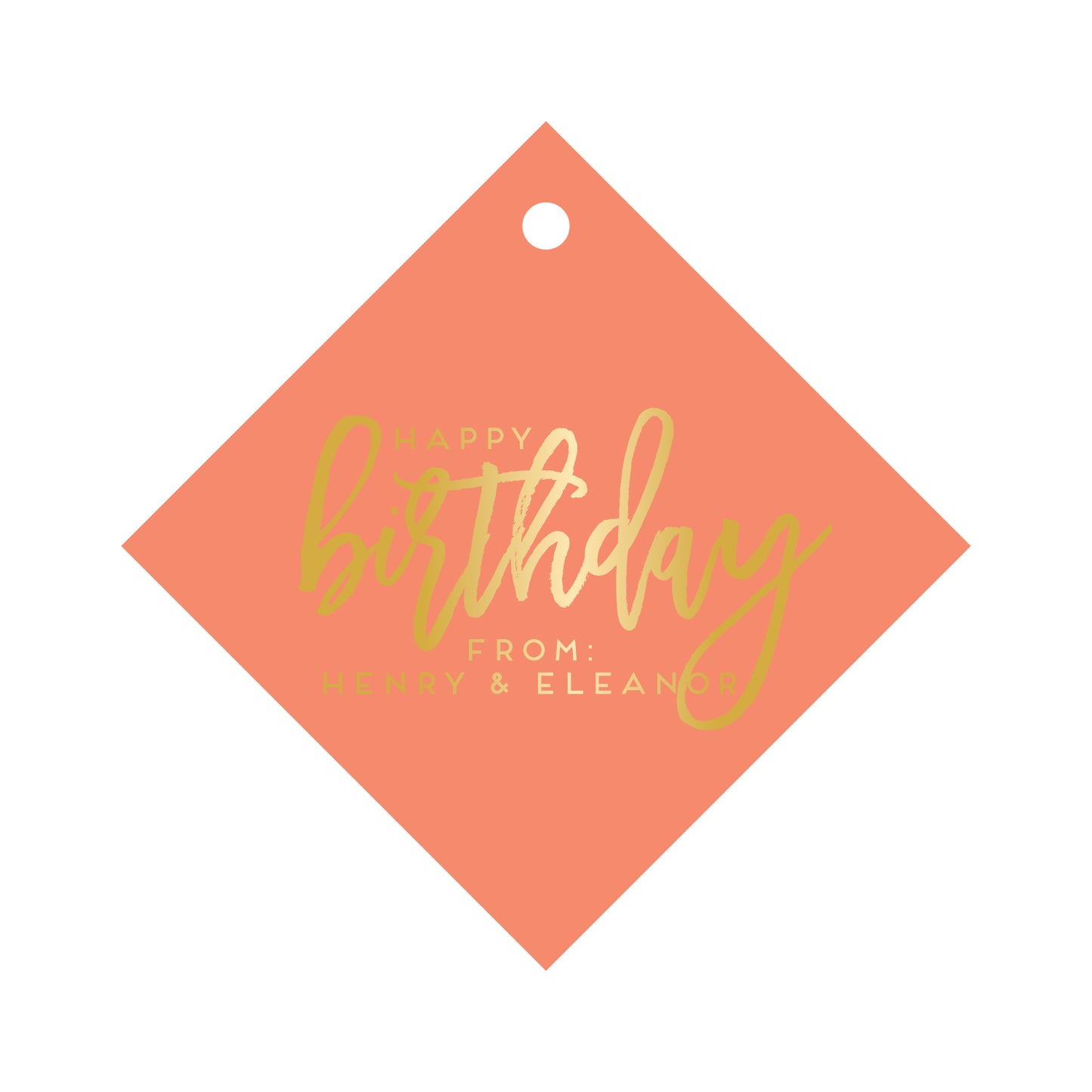 Personalized Gift Tag - T162