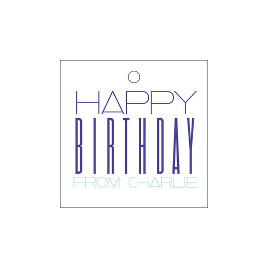 Personalized Gift Tag - T163