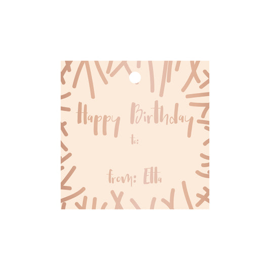 Personalized Gift Tag - T164