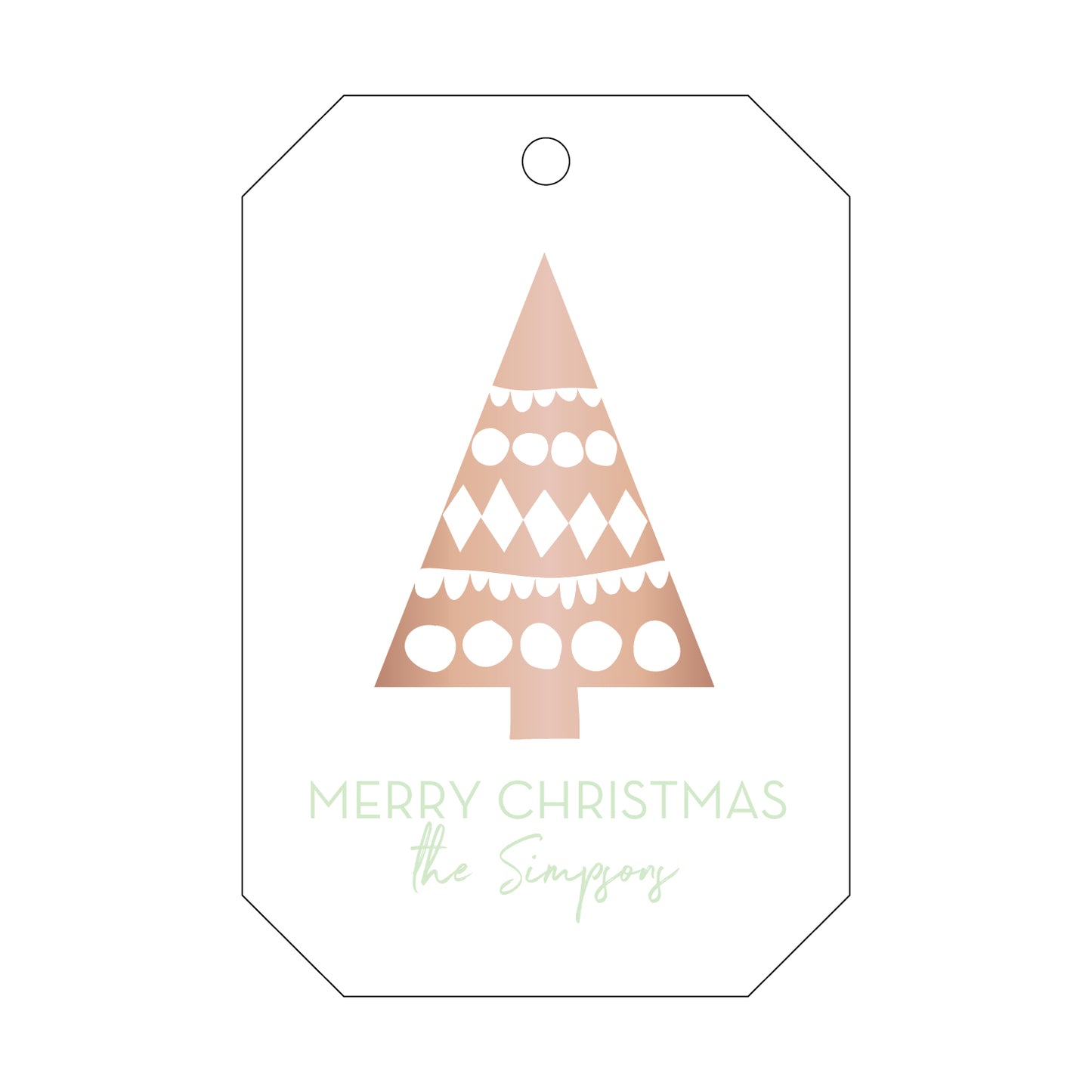 Personalized Gift Tag - T165