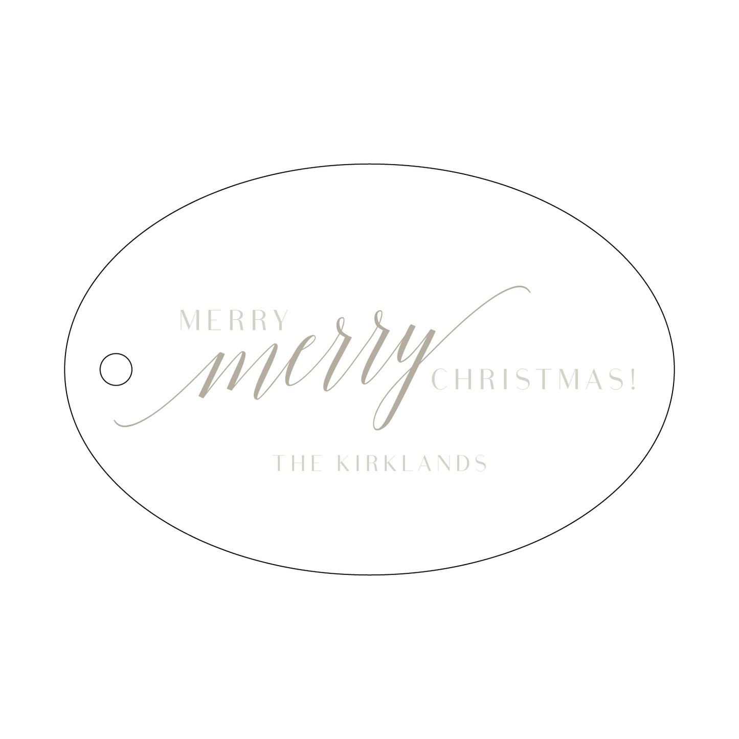 Personalized Gift Tag - T166