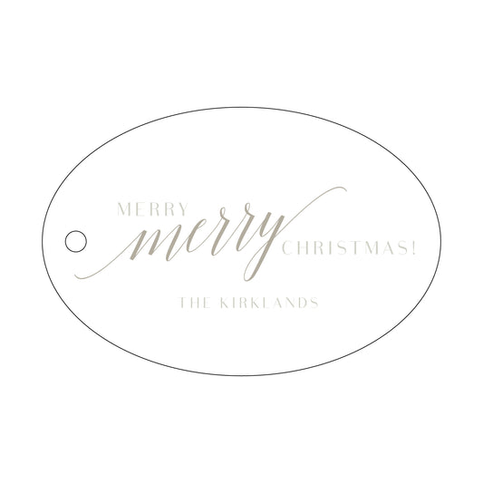 Personalized Gift Tag - T166