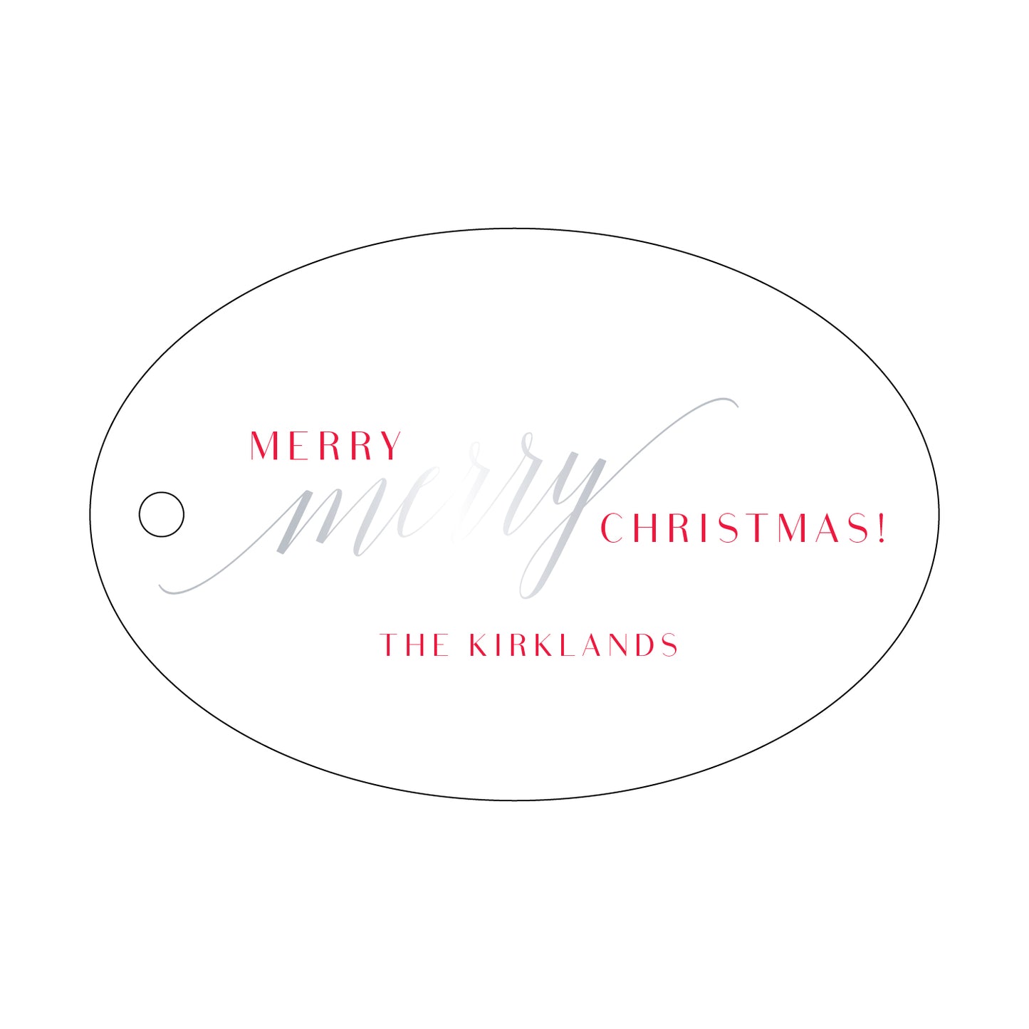 Personalized Gift Tag - T166