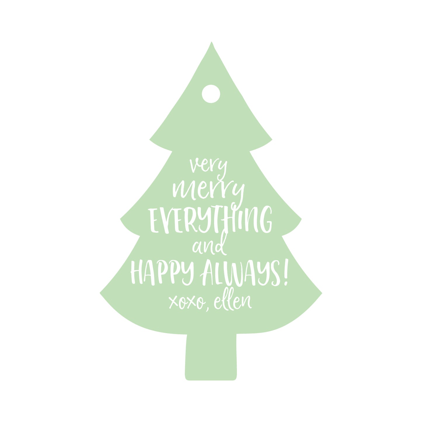 Personalized Gift Tag - T167